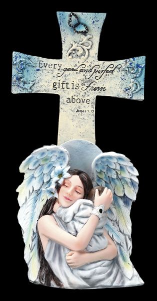 Angel Figurine with Baby by Jessica Galbreth