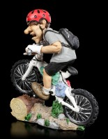Funny Sports Figur - Mountainbiker hochkonzentriert