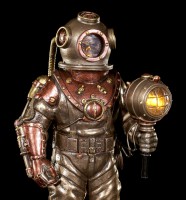 Steampunk Figur - Toter Taucher mit LED