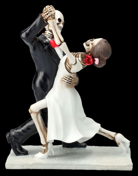 Skeleton Figurine - Bride and Groom dancing