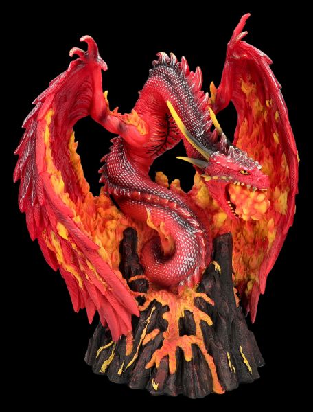 Dragon Figurine - Fire Dragon Asher