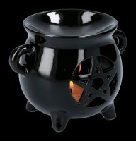 Keramik Duftlampe mit Pentagramm