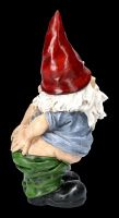 Garden Gnome Figurine Bottoms Up
