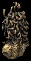 Medusa Figur - Büste bronzefarben