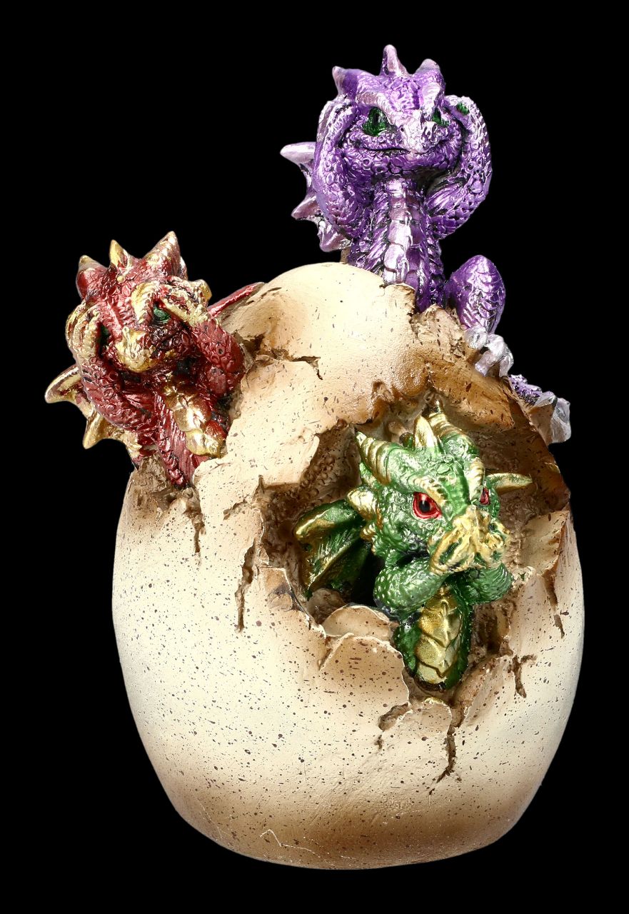 Dragon Egg Figurine - No Evil LED