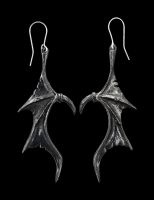 Alchemy Bat Earrings - Wings of Midnight