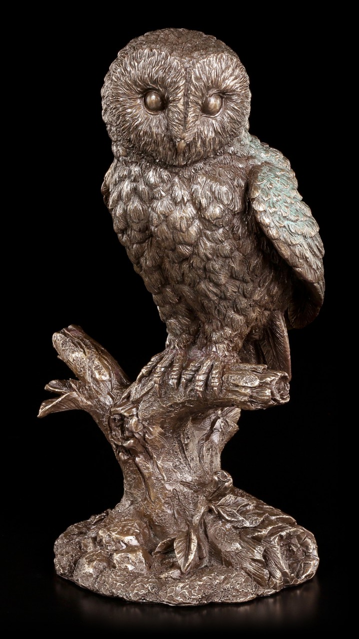 Owl Figurine - Sitting on Perch