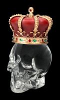 Totenkopf Flasche - Schädel mit Krone