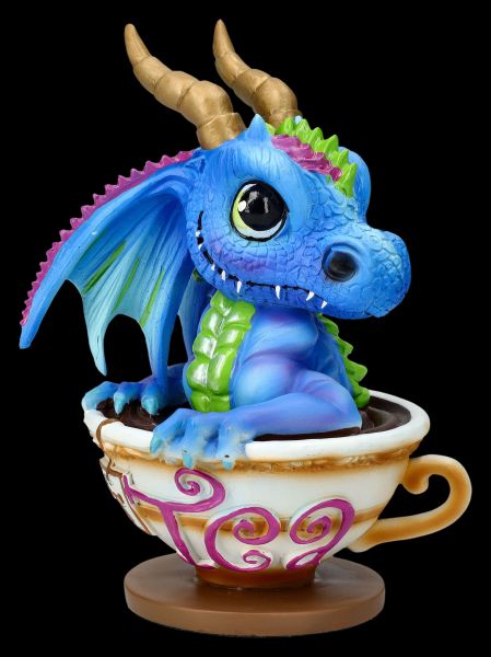 Drachenfigur in Tasse - Tee mit Tom