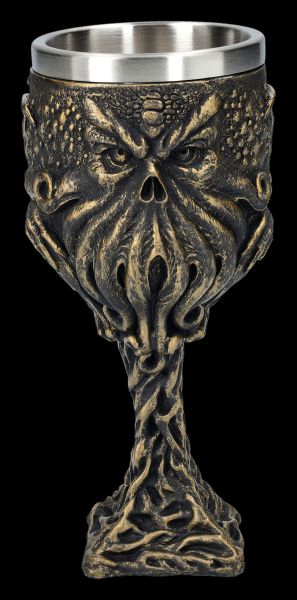 Ritual Goblet - Cthulhu's Thirst bronze coloured