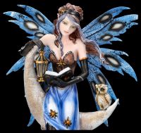 Elfen Figur mit Mond - Moon Fairy