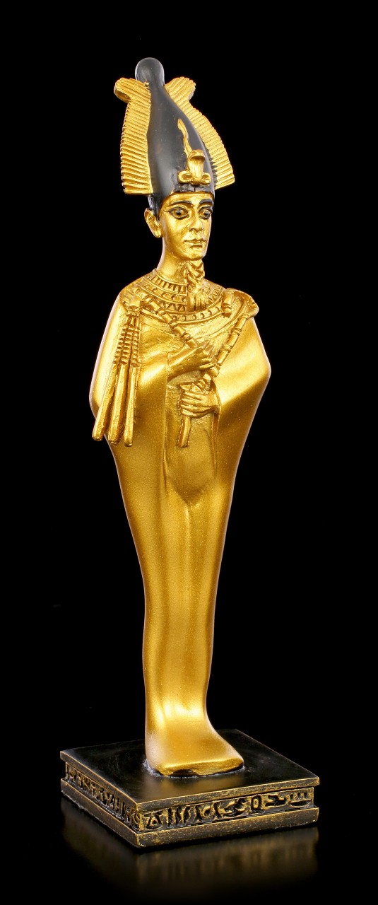 Ägyptische Figur - Osiris in goldfarben