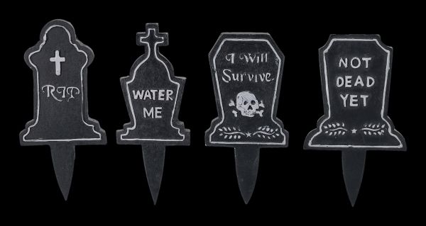 Plant Markers Gothic Set of 4