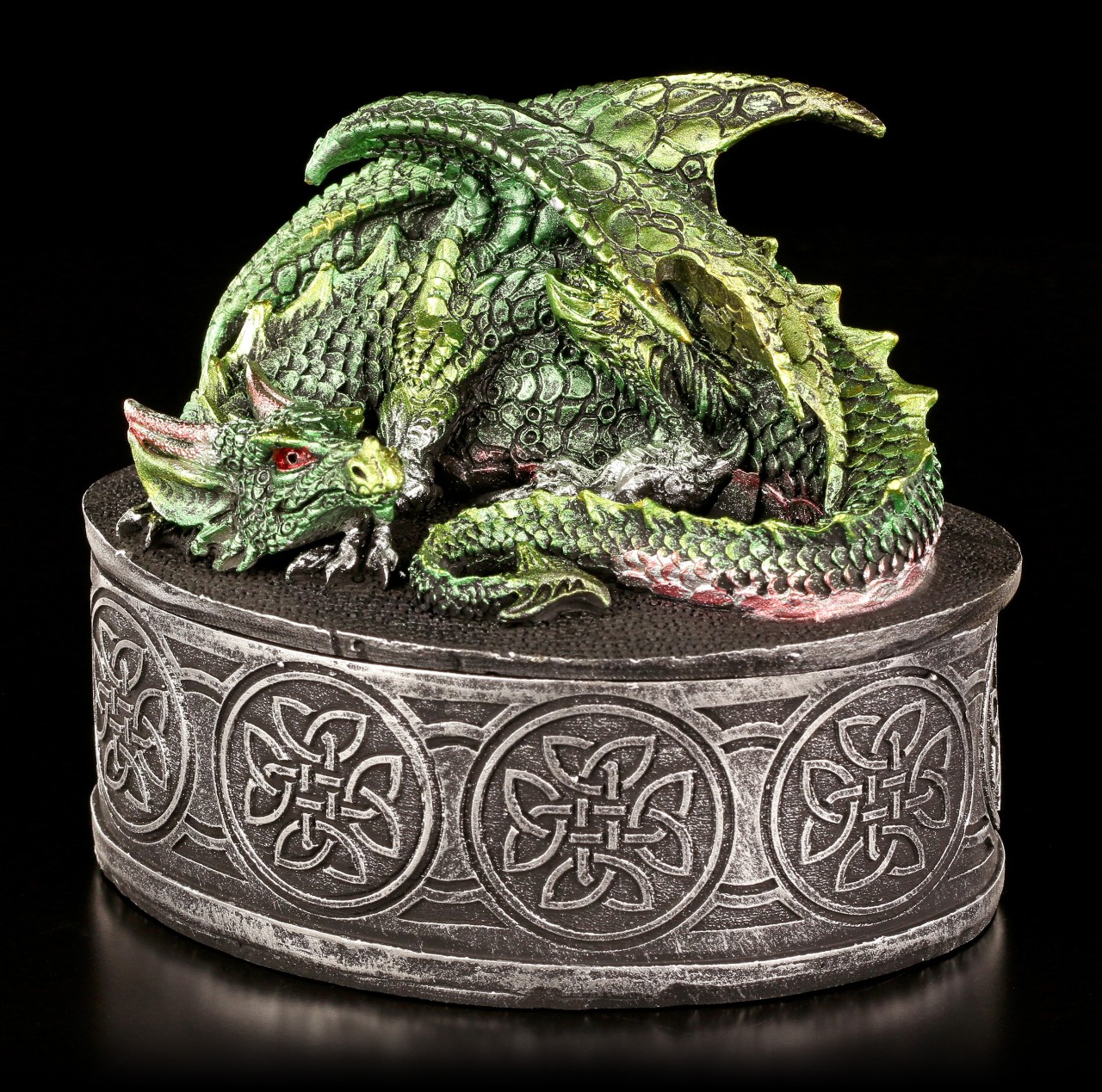 Dragon Relic Box - Emerald green