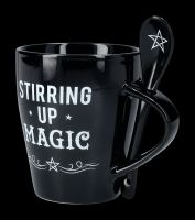 Kaffeetasse mit Löffel - Stirring Up Magic
