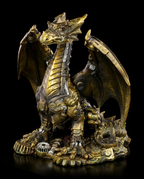 Steampunk Dragon Figurine - Infinity Life