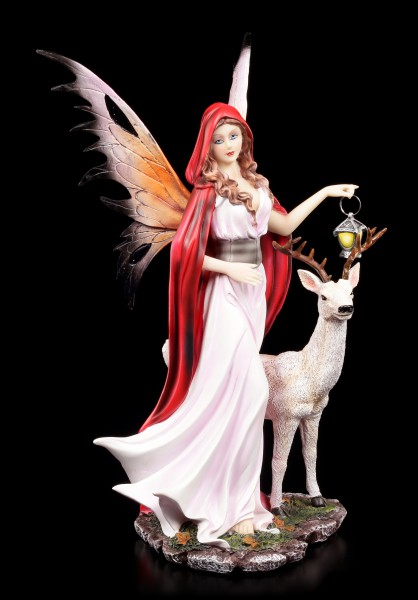 Fairy Figurine with Deer - Nienna