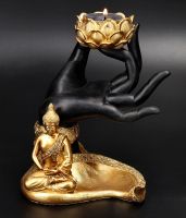 Tealight Holder - Buddha Figurine with Hand