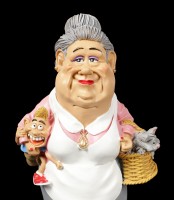 Funny Family Figur - Oma mit Lausebengel