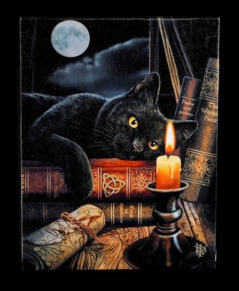 Small Canvas - Witching Hour by Lisa Parker