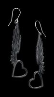 Alchemy Wing Heart Earrings - Passio Wings of Love