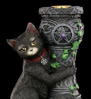 Hexen Katzen Kerzenhalter - Midnight