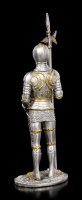 Pewter Knight Figurine with Halberd
