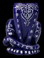 Ouija Cat Figurine - Mystic Kitty purple