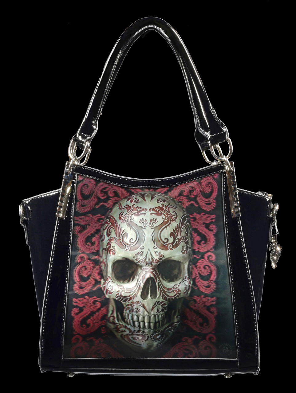Fantasy Handbag with 3D Picture - Oriental Skull
