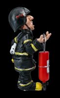 Funny Job Figurine - Firefighter with Bottle Opener