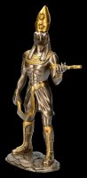 Ägyptische Krieger Figur - Horus - Bronziert