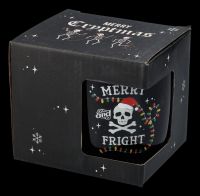 Christmas Skull Mug - Merry and Fright