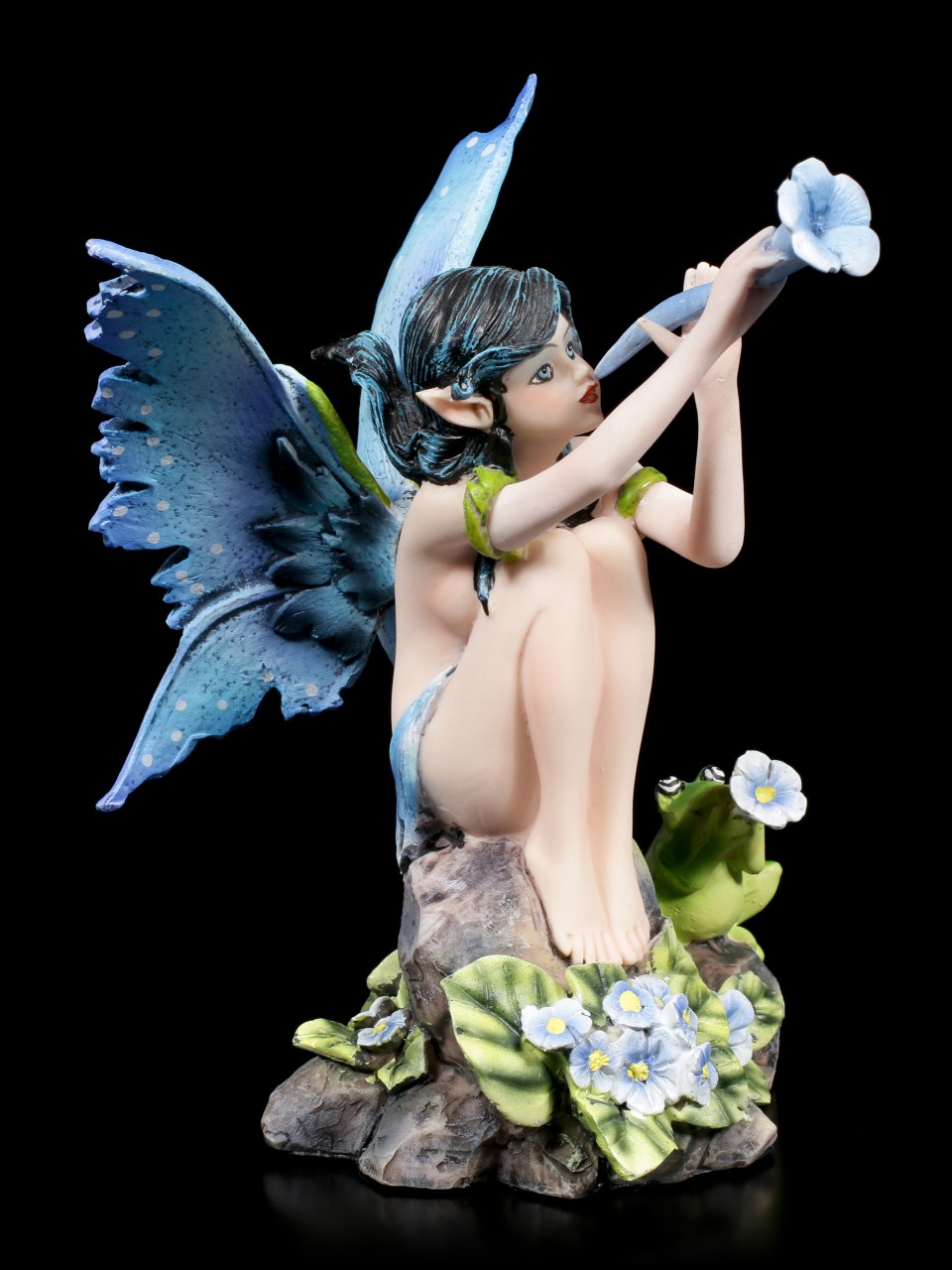 Fairy Figurine with Frog - Dawn Chorus