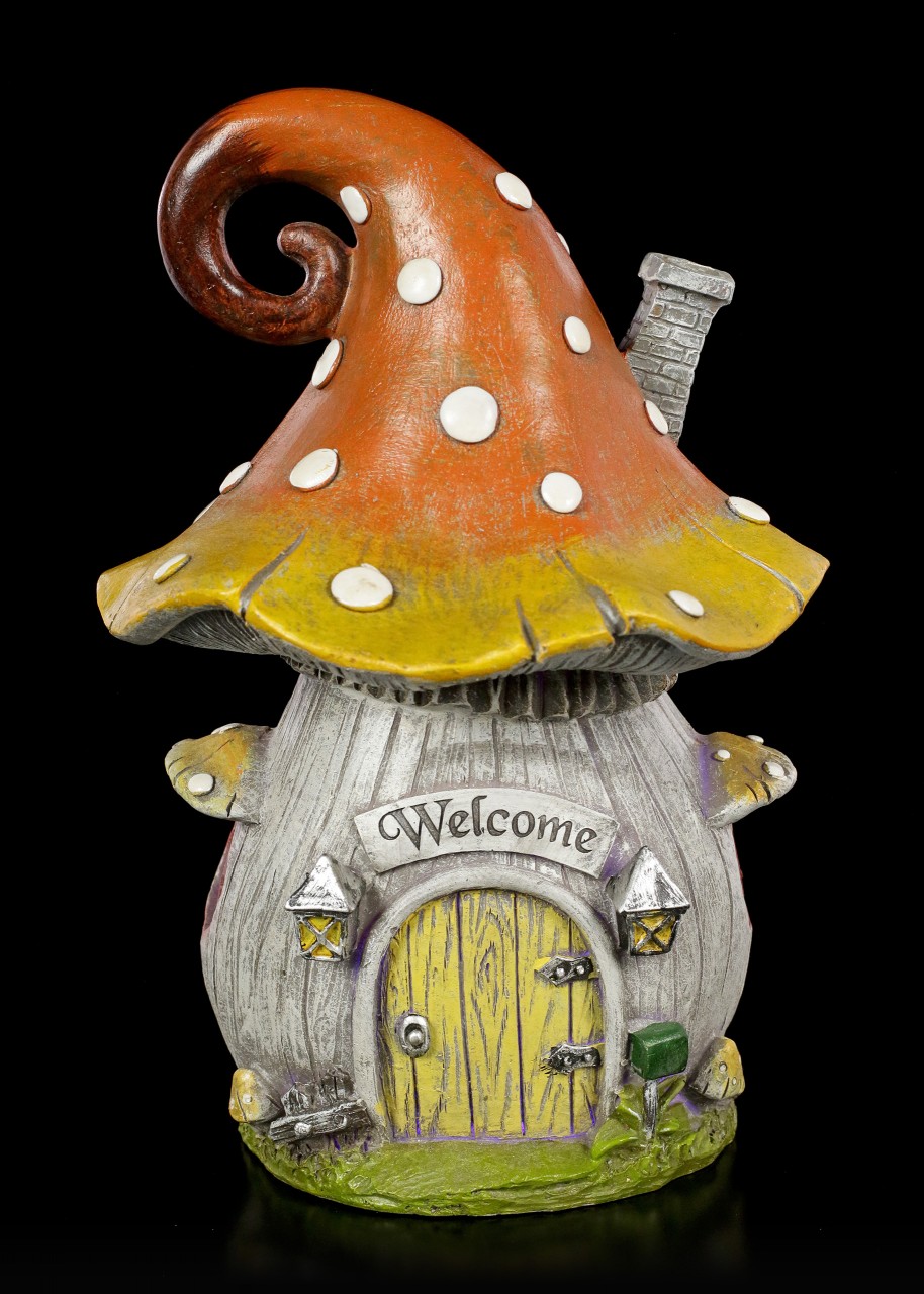 Fairy House with LED - Large Mushroom