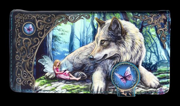 Embossed Purse Wolf - Fairy Stories