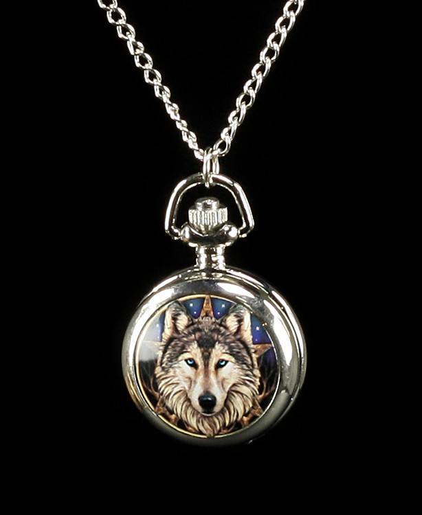 Silver Plated Pendant Watch - The Wild One