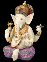 Ganesha Figurine Hand painted - Symbol of Wisdom