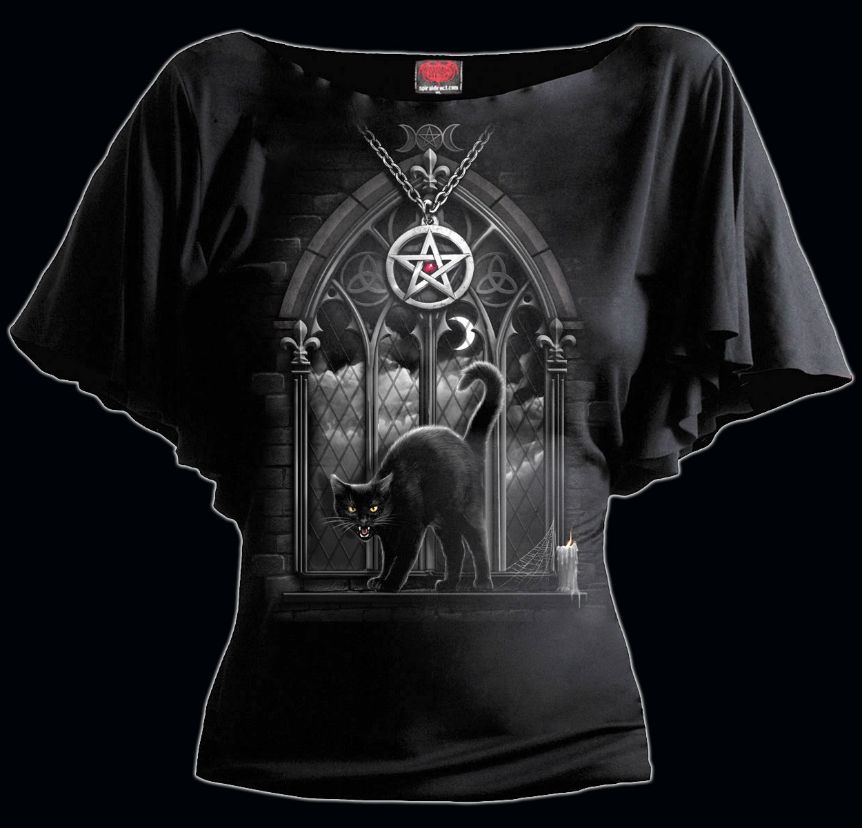 Spiral Gothic Damen Shirt - Witch Nights
