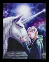 Small Canvas Unicorn - The Wish