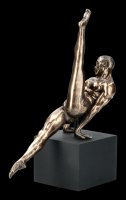 Male Nude Figurine - Turning Exercise on Monolith