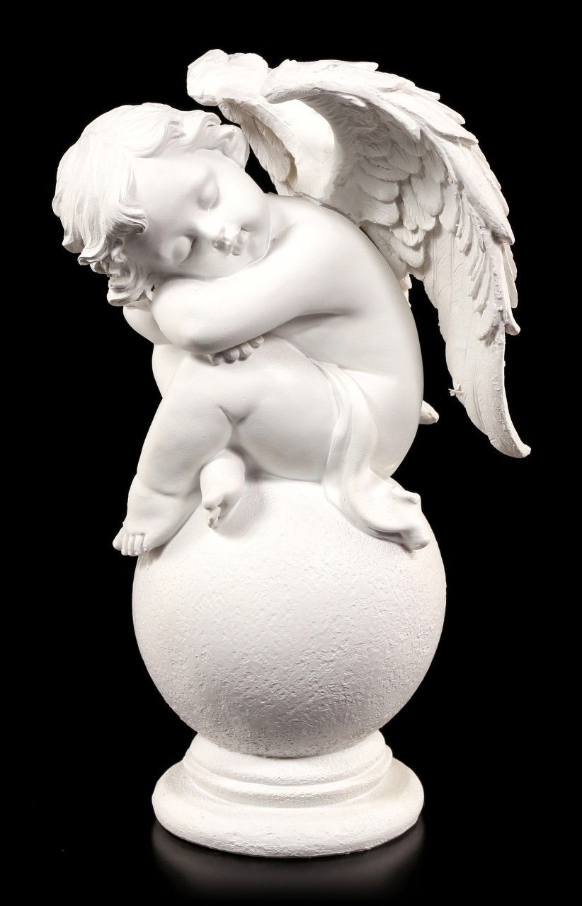 Angel Figurine - Sleeping on Ball
