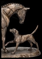 Reiter Figur - Country Companions - Jäger mit Hund