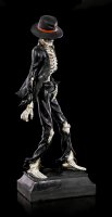 Skelett Figur - Tänzer im schwarzen Anzug