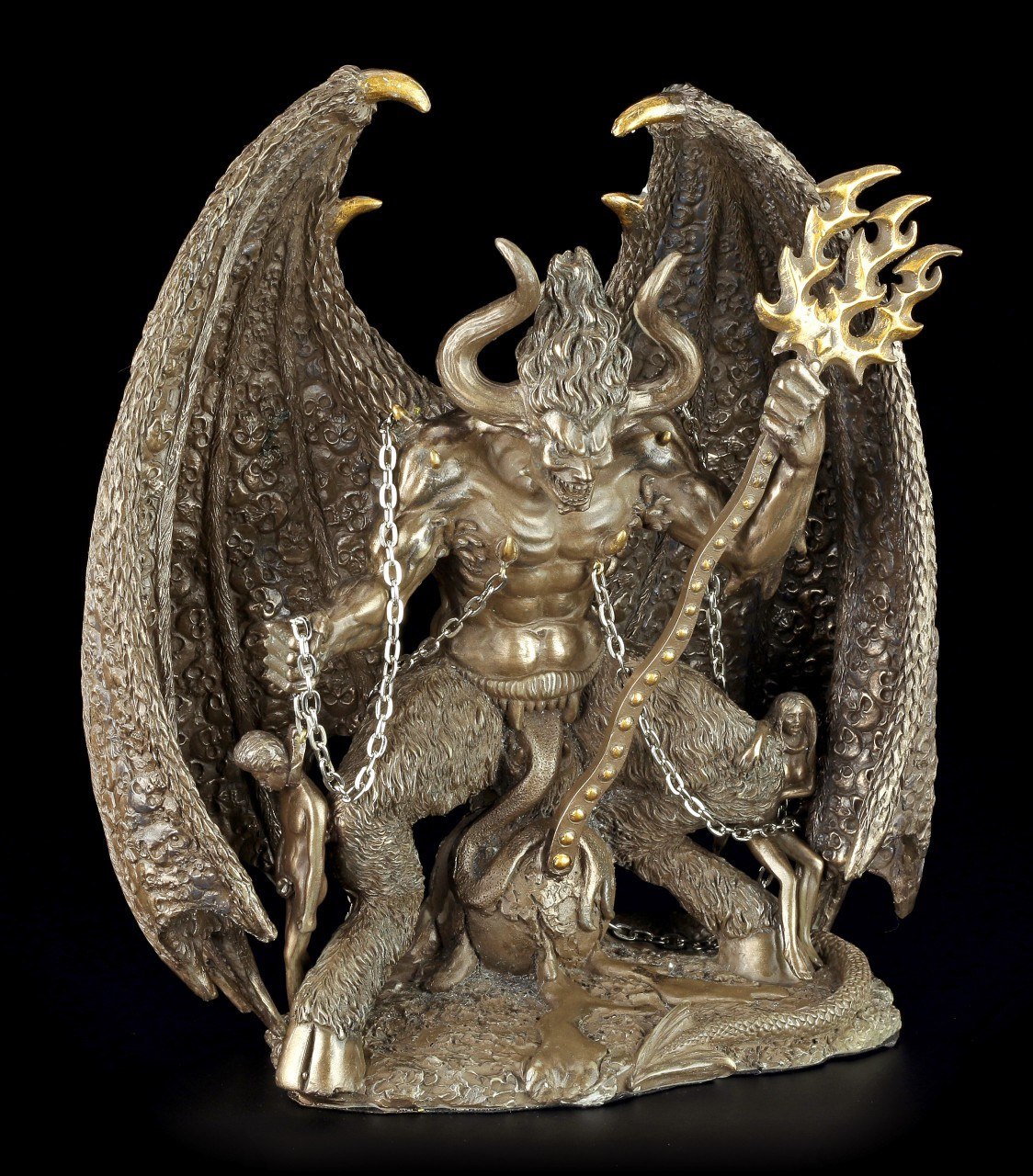 Lucifer Figurine - with flaming Trident