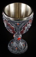 Dragon Goblet gothic red