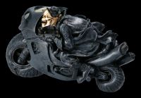Skelett Figur mit Motorrad - Speed Freak