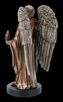 Archangel Uriel Figurine on Pedestal