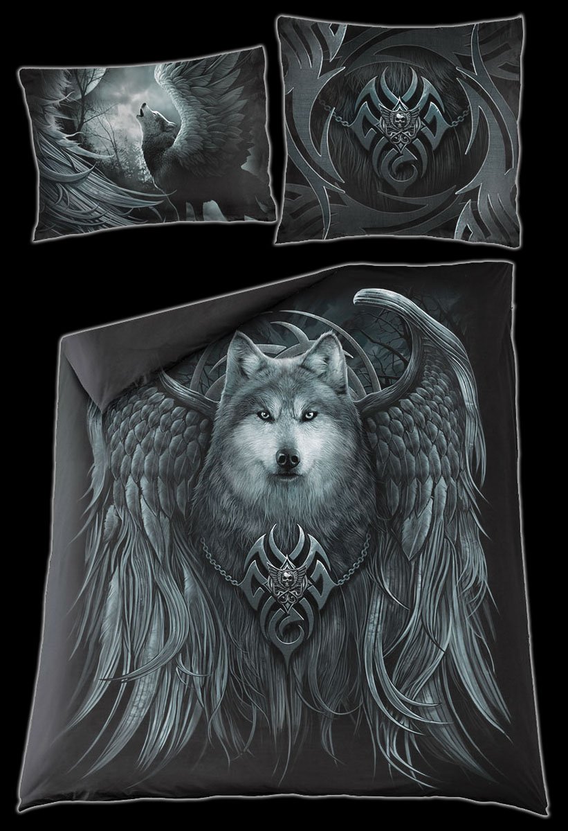 Wolf Spirit - Double Duvet Cover with Pillow Case
