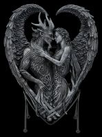 Free Standing Plaque - Demon and Angel - Solemn Vow