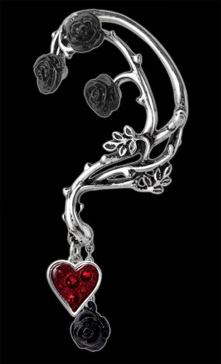 Alchemy Gothic Ohrring - Bed Of Blood Roses - links